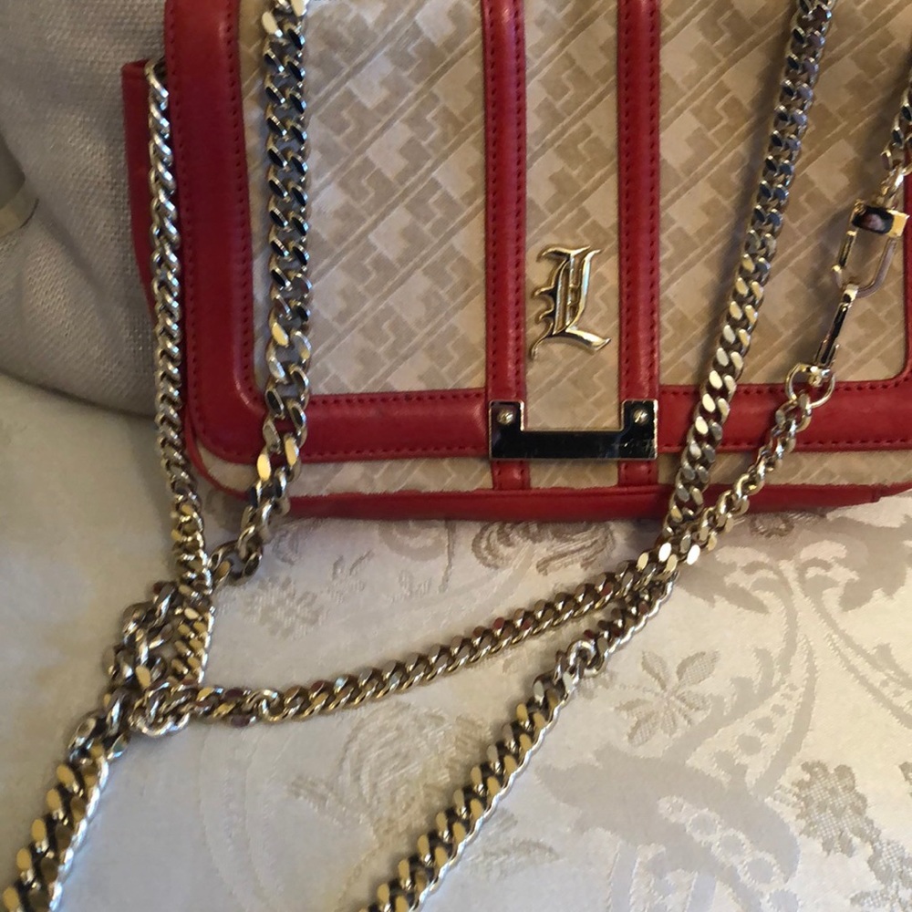 long heavy gold chain can use as crossbody